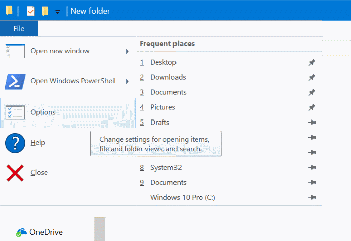 open files and folders with single click in Windows 10 pic2