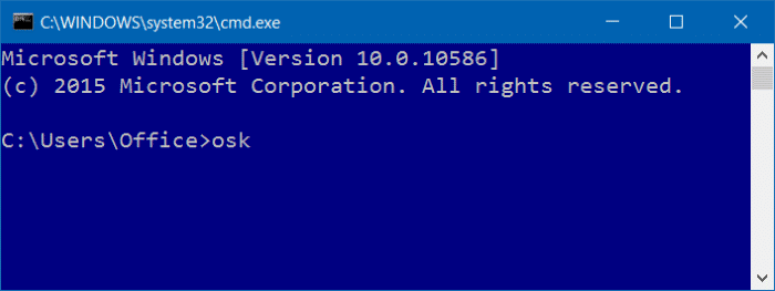 open on screen keyboard in Windows 10 pic3