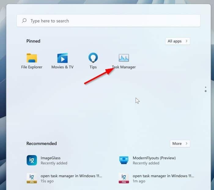 open task manager in Windows 11 pic9