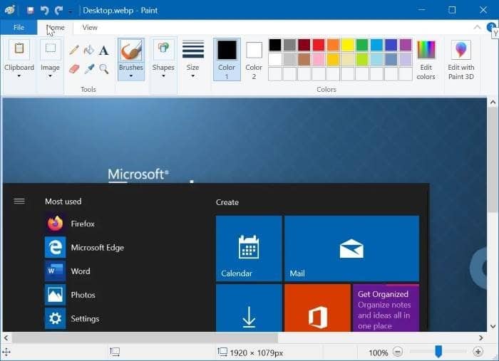 open webp images in Windows 10 pic2