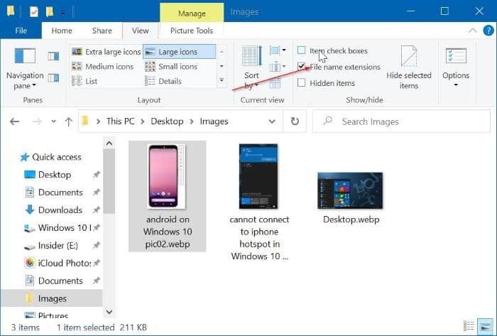 open webp images in Windows 10 pic5
