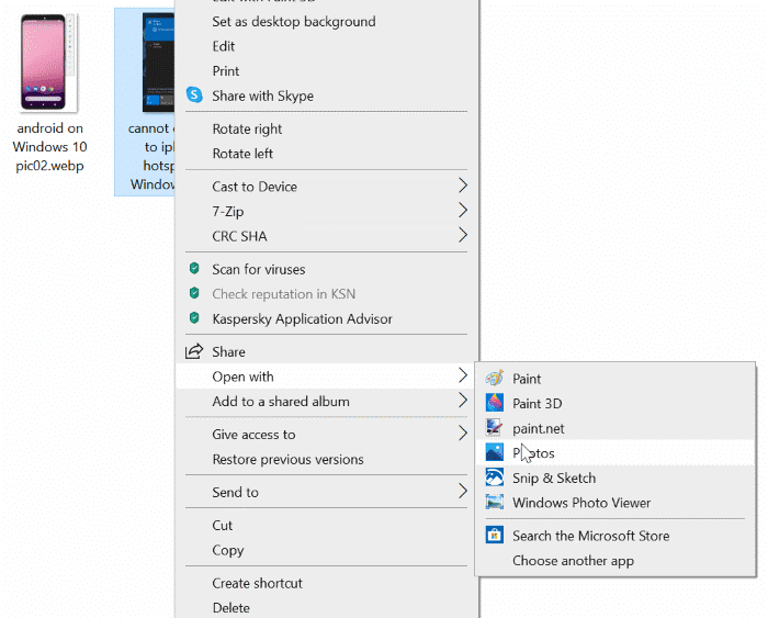 open webp images in Windows 10 pic8