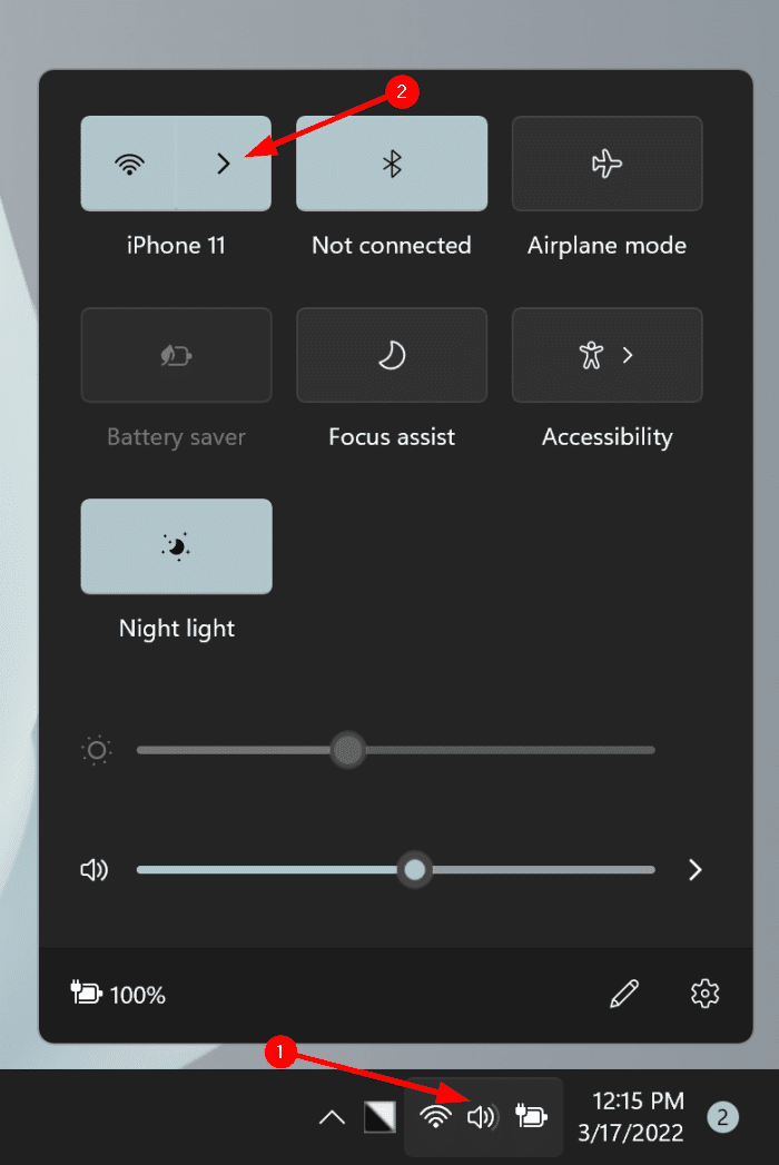 open wifi settings in Windows 11 pic4