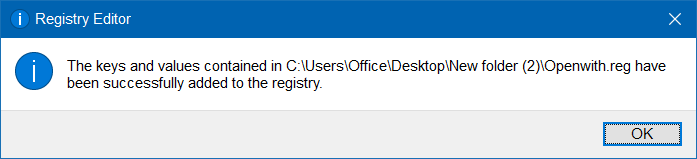 open with missing Windows 10 step10