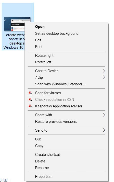 open with missing Windows 10 step1