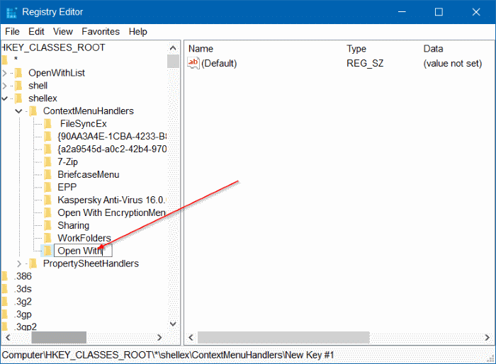 open with missing Windows 10 step5