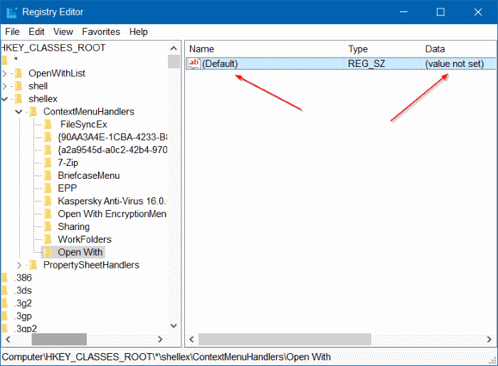 open with missing Windows 10 step6
