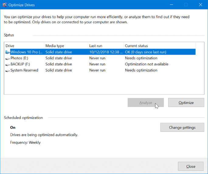 optimize drives1