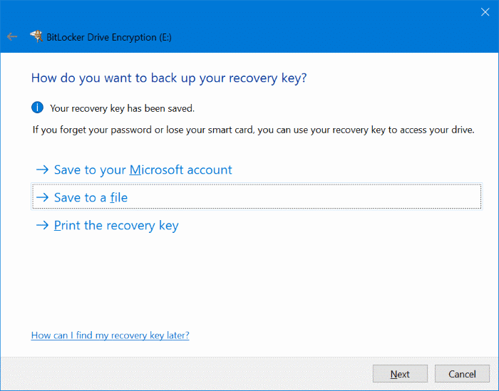 password protect USB drives in Windows 10 pic3