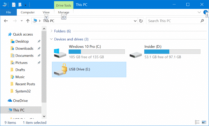 password protect USB drives in Windows 10 pic8