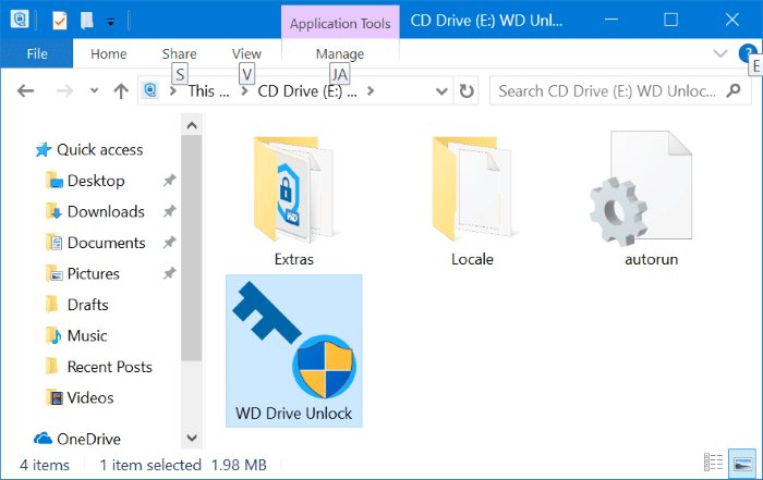 password protect Western digital external drives pic5