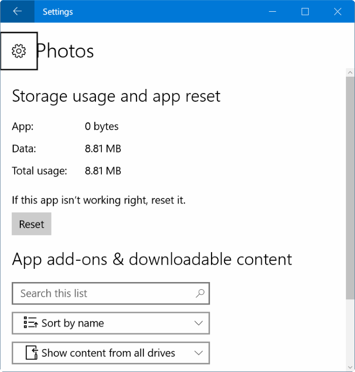 photos app opening slowly in Windows 10 pic2