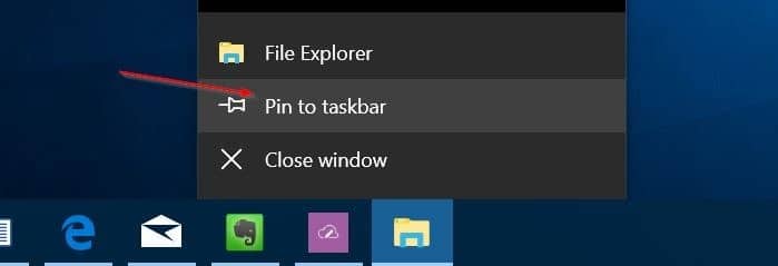 pin quick access to the taskbar in Windows 10 pic2