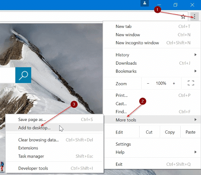 pin websites to taskbar in Windows 10 pic1