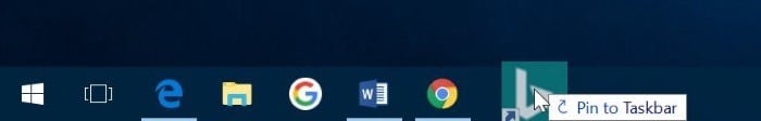 pin websites to taskbar in Windows 10 pic3