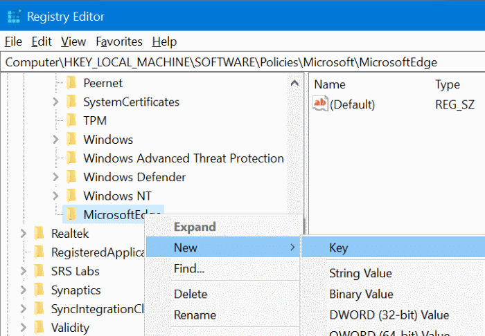 prevent installing extensions in Edge in Windows 10 pic4