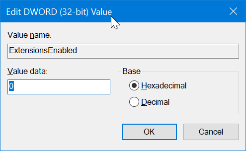 prevent installing extensions in Edge in Windows 10 pic7