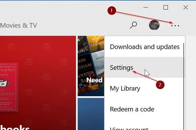 prevent videos from automatically playing in Windows Store in Windows 10 pic1