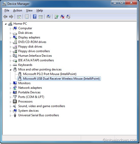prevent mouse from waking windows 7 computer