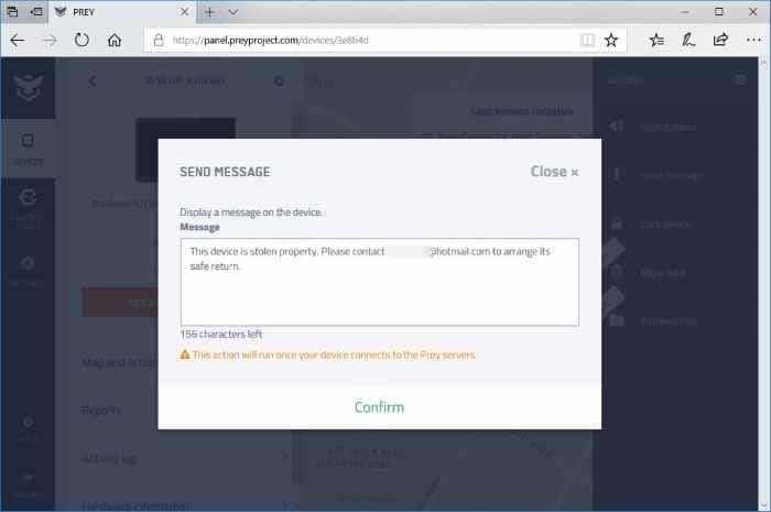 prey best free anti-theft software for Windows 10 pic4