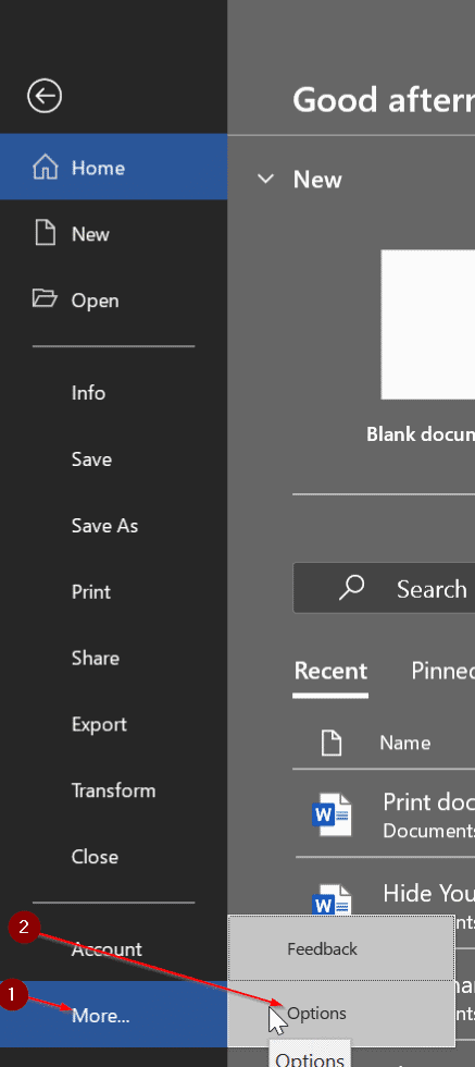 print Office word document background color pic4