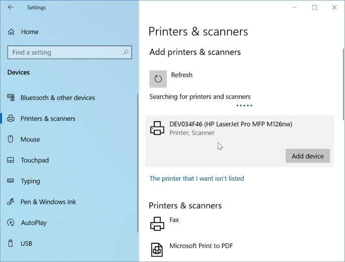 printer is offline in Windows 10 pic4
