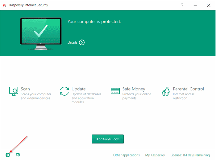 protection level of WiFi network is low kaspersky step2