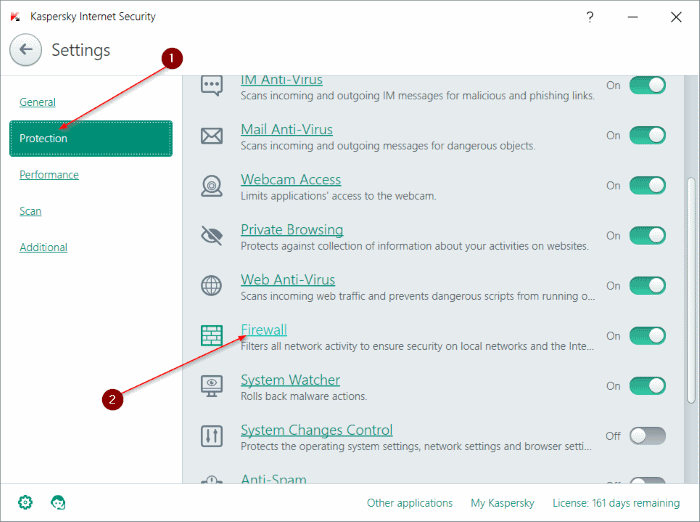 protection level of WiFi network is low kaspersky step3