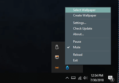 rainwallpaper live wallpaper for Windows 10