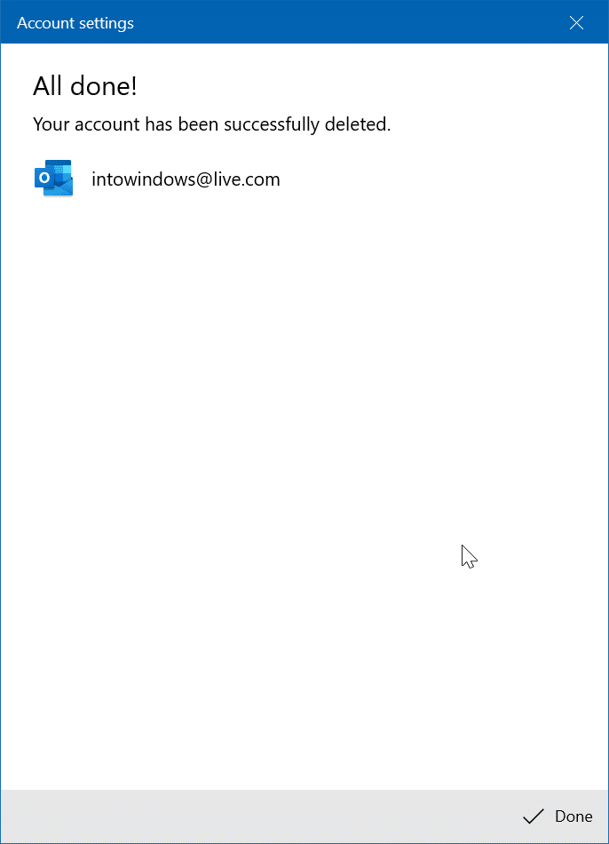 rearrange email accounts in Windows 10 Mail app pic4
