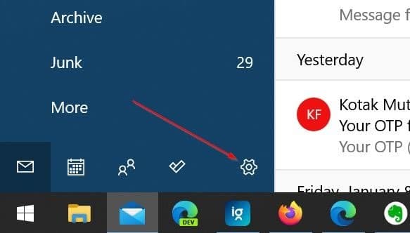rearrange email accounts in Windows 10 Mail app pic5
