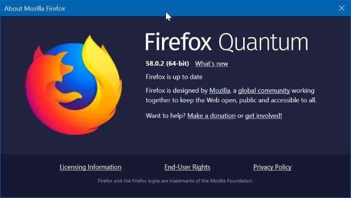 refresh firefox to repair it