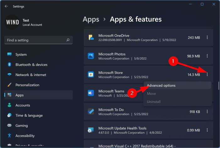 reinstall Store app in Windows 11pic2