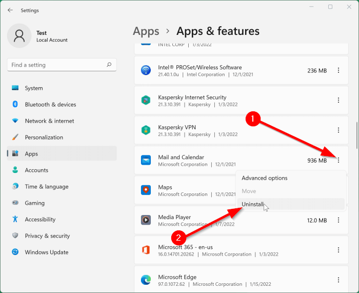 reinstall Windows 11 Mail app pic2