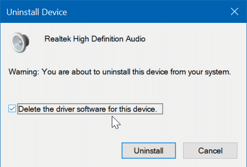 reinstall audio driver in Windows 10 pic5