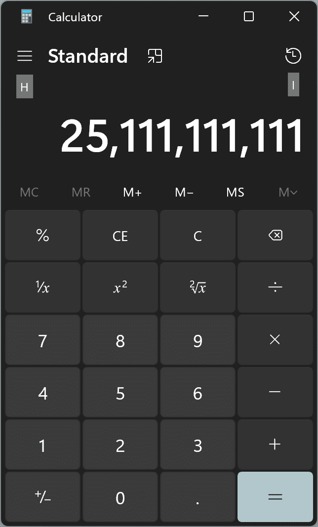 reinstall calculator app in Windows 11 pic01