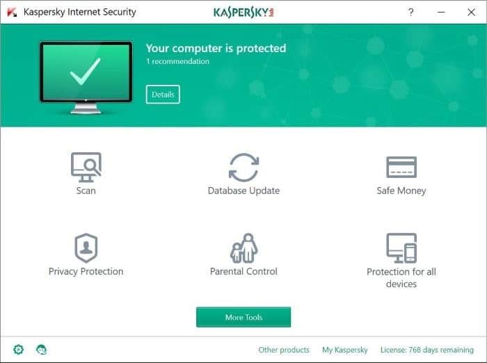 reinstall kaspersky without losing activation license code pic01
