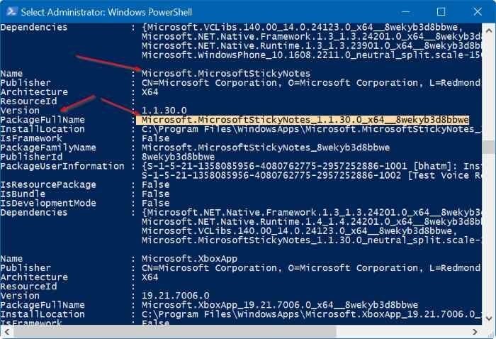 reinstall sticky notes in Windows 10 step6.0