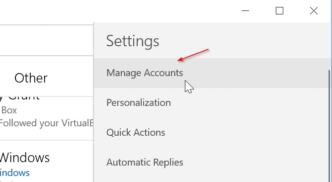remove an email account from Mail app in Windows 10 pic6