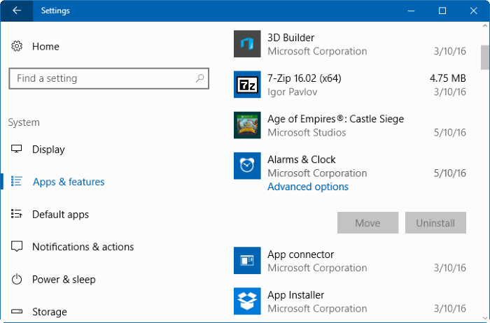 remove built in apps in Windows 10 pic1