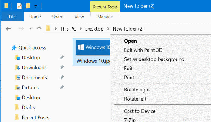 remove edit with photos from windows 10 context menu pic7