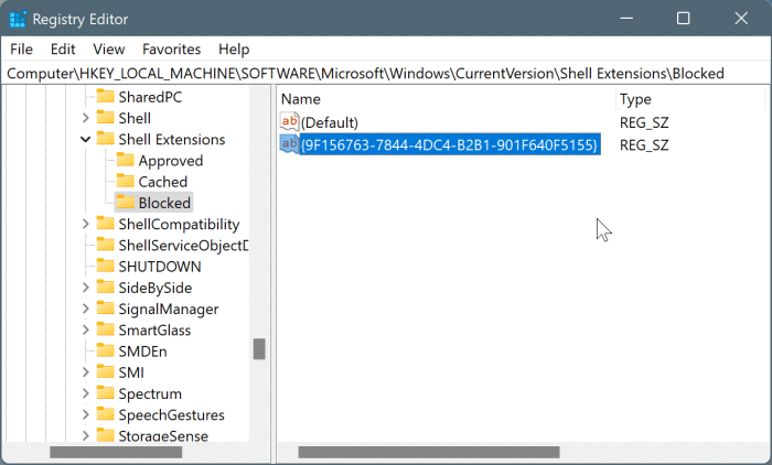 remove open in Windows terminal from context menu Windows 11pic7