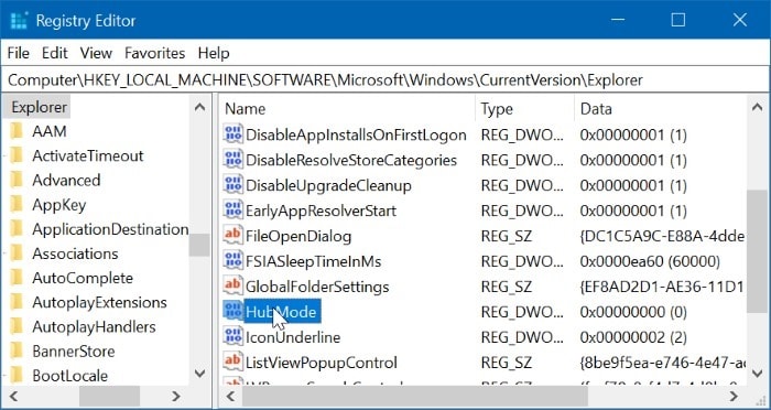 remove quick access from file explorer navigation pane