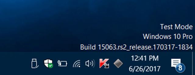 remove test mode watermark from windows 10 desktop