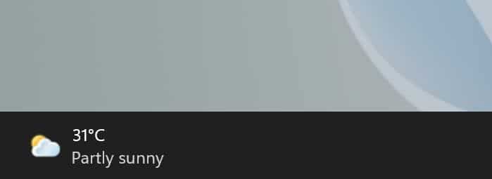 remove weather from Windows 11 taskbar pic01