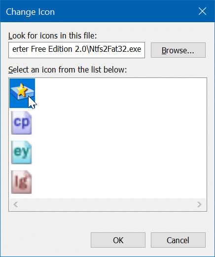 remove yellow and blue shield from program shorcuts on the desktop in Windows 10 pic5
