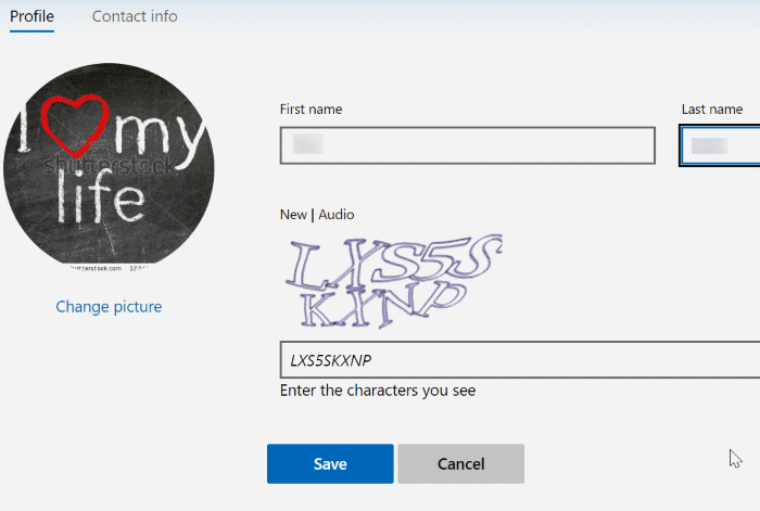 rename microsoft account in Windows 10 pic4