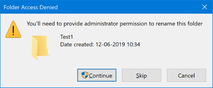 rename user account folder in Windows 10 File Explorer pic8