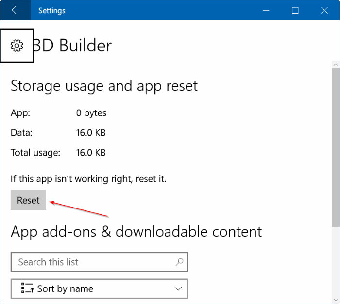 repair Windows 10 apps pic2