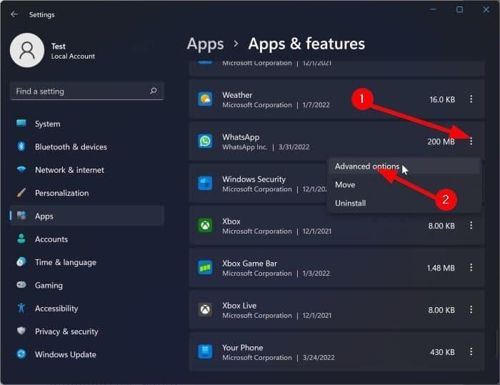 reset WhatsApp in Windows pic2